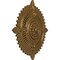 Ekena Millwork Haylynn Ceiling Medallion (Fits Canopies up to 1 1/4"), 29 1/8"OD x 1 1/4"ID x 4"P, Pale Gold CM29HYPAS - alternate 3